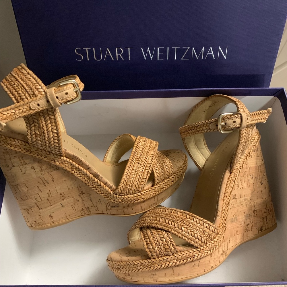 NWT Stuart Weitzman Wedge heeled sandals